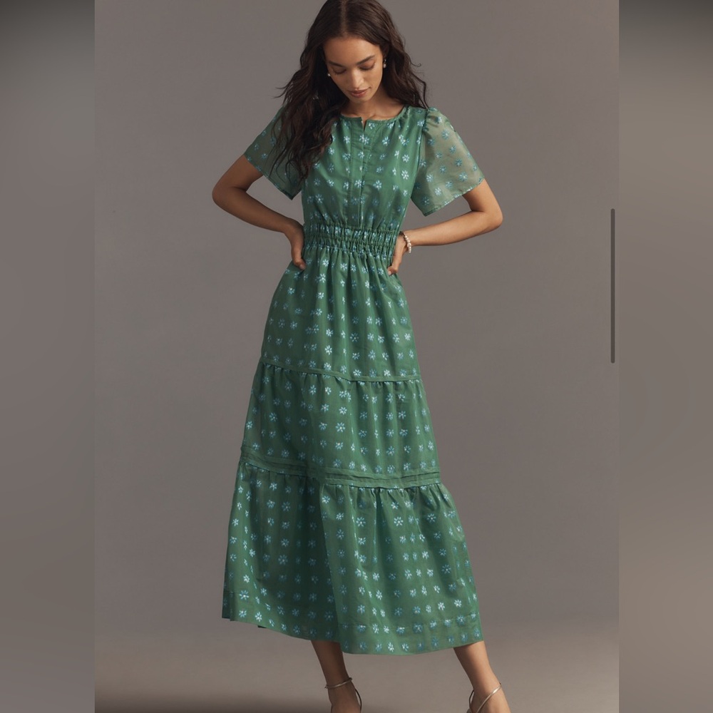Anthropologie The Somerset Maxi Dress: Jacquard Edition